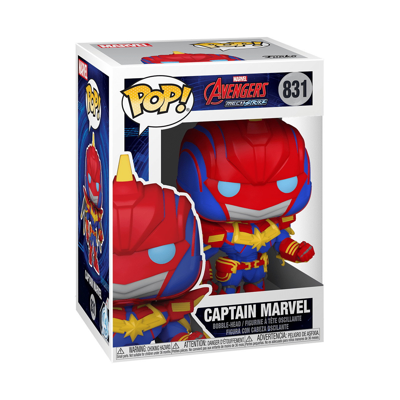 Funko POP Captain Marvel #831 - Marvel Avengers MechStrike