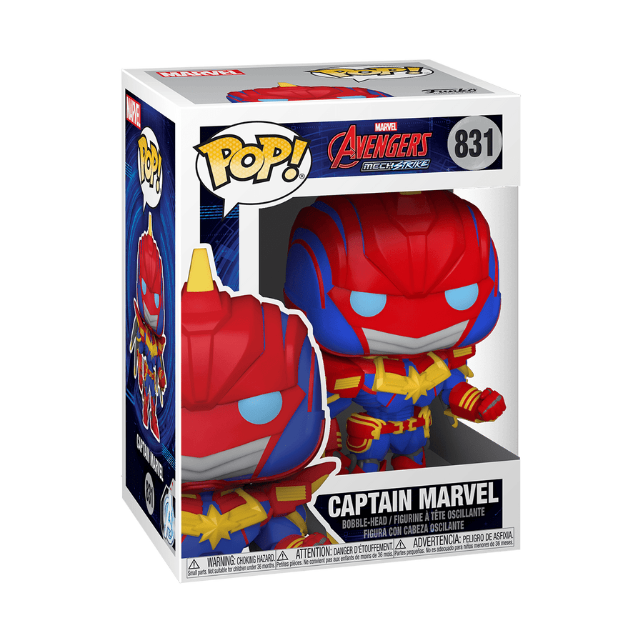 Funko POP Captain Marvel #831 - Marvel Avengers MechStrike