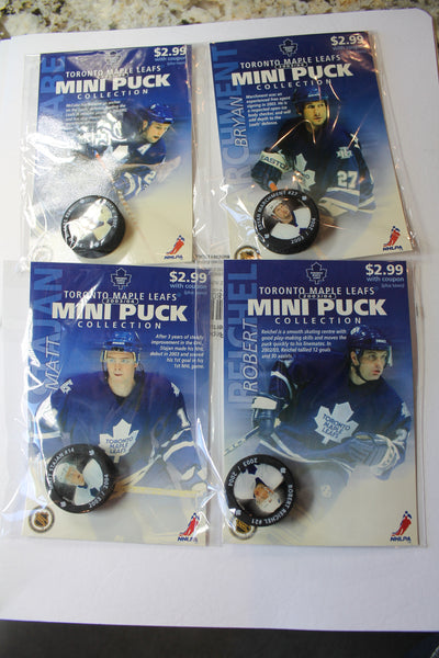 2003-2004 Toronto Maple Leafs Mini Puck Set