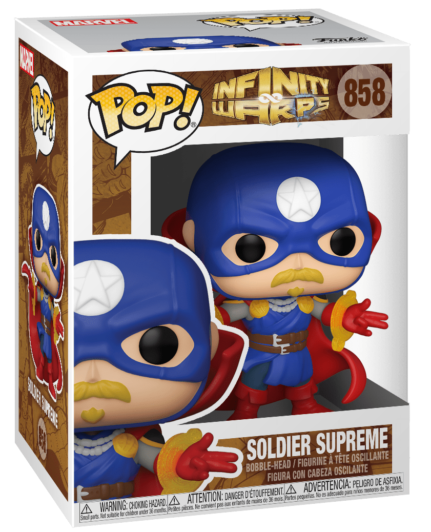 Funko POP Soldier Supreme #858 Marvel Infinity Warp