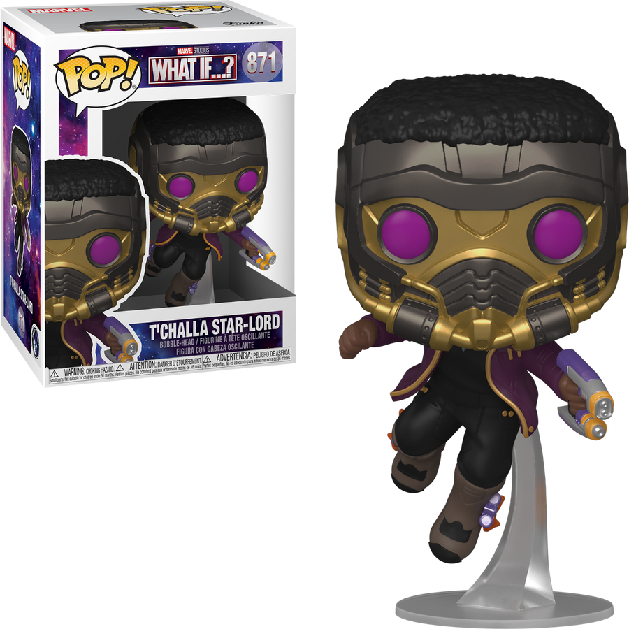 Funko POP T'Challa Star-Lord #871 - Marvel What If..?