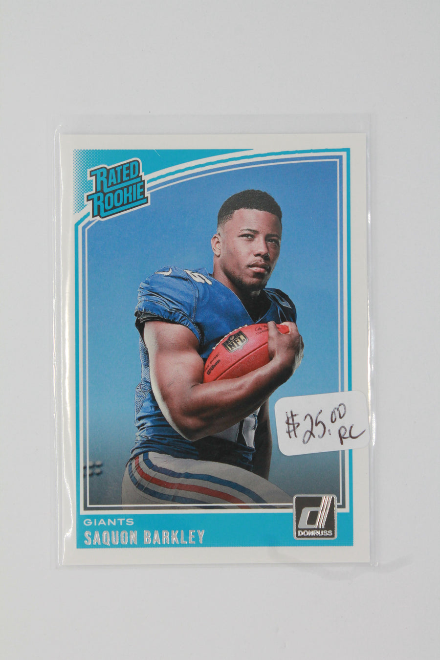 Saquon Barkley 2018 Panini Donruss Rookie Card