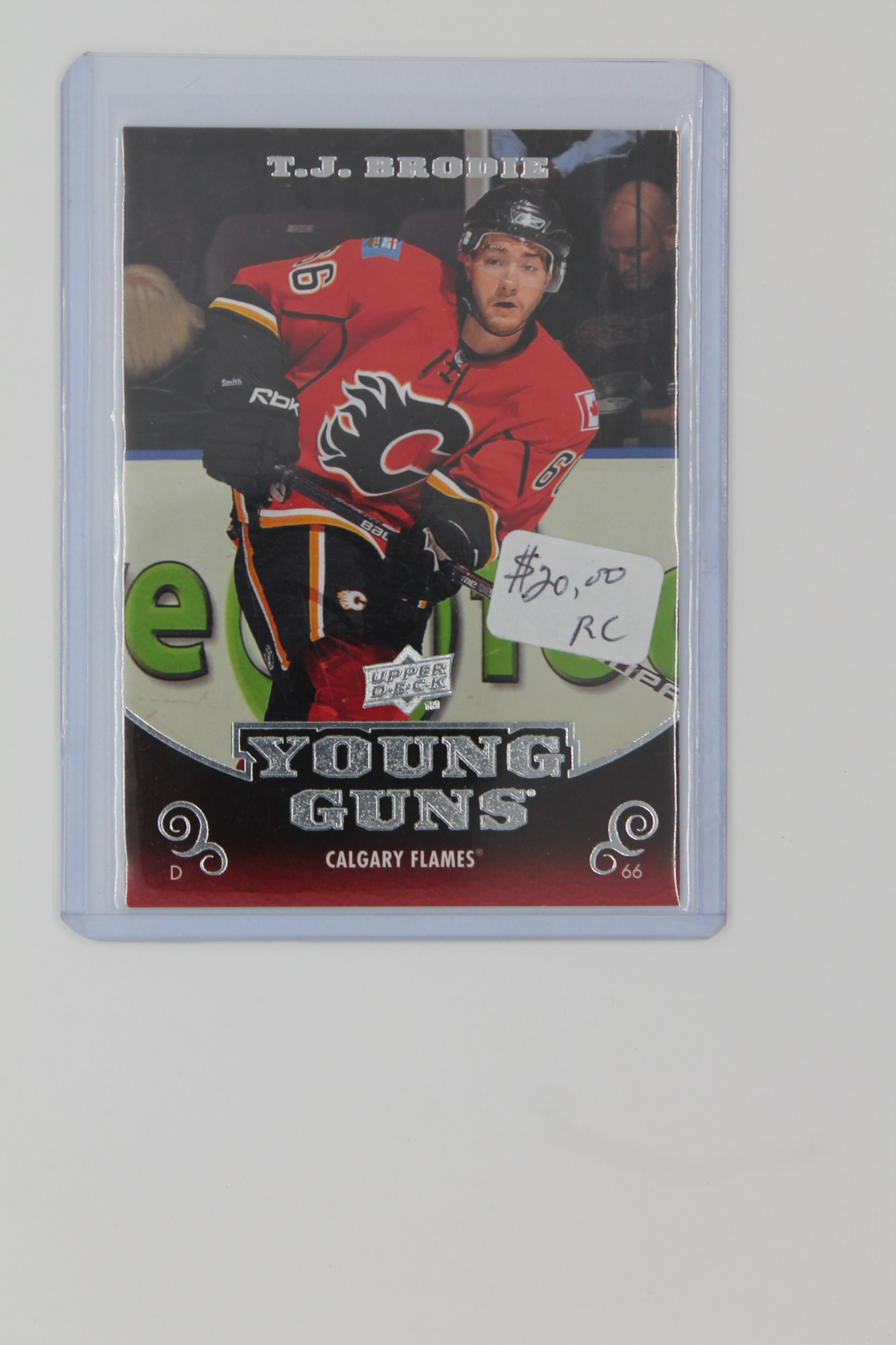 T.J. Brodie 2010-11 Upper Deck Young Guns Rookie Card