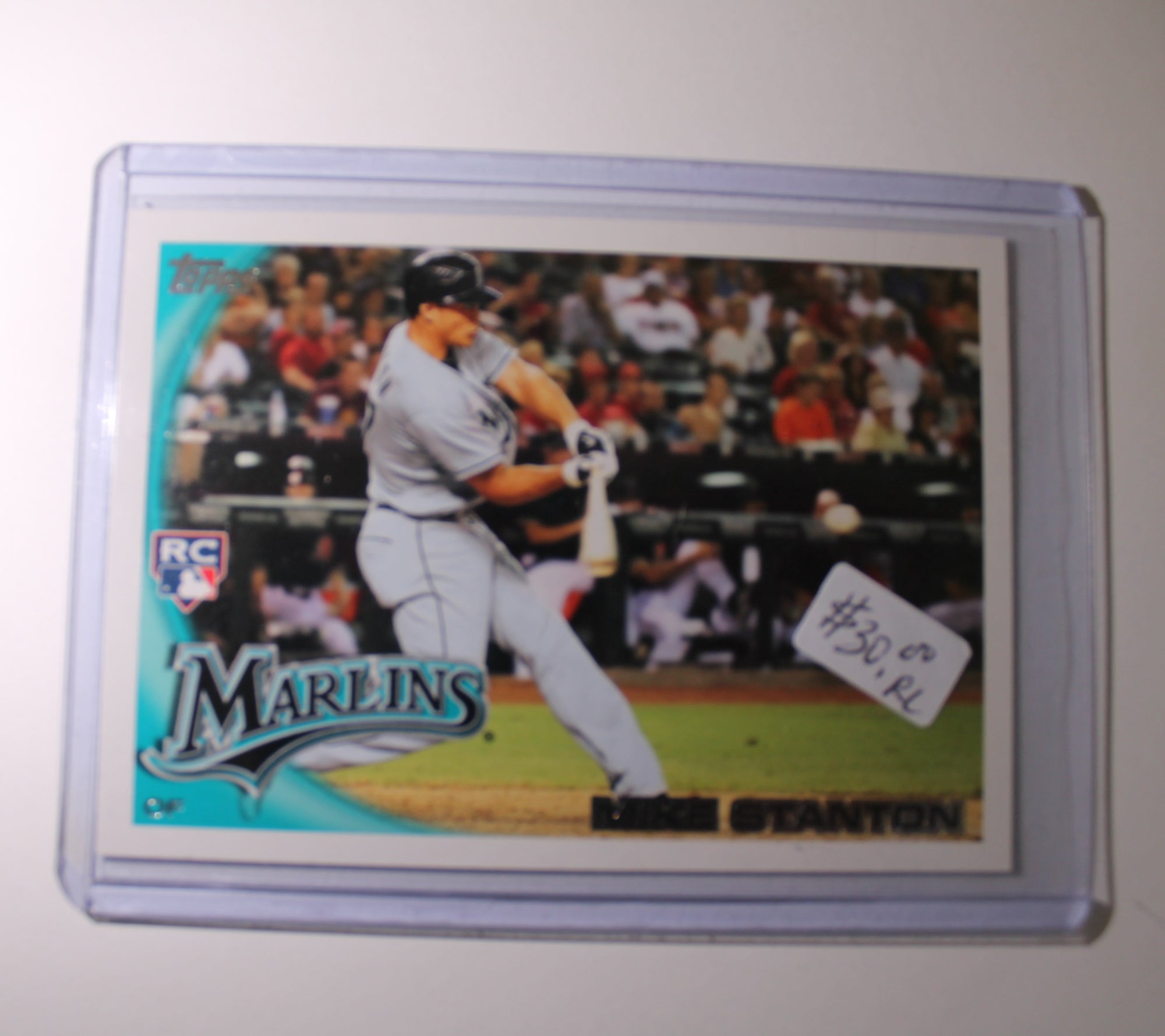 Giancarlo Stanton Rookie Card 2010 Topps Update Series