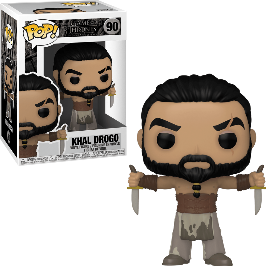 Funko POP Khal Drogo (with Daggers) #90 Game of Thrones - The Iron Anniversary