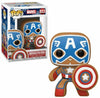 Funko POP Gingerbread Captain America #933 Marvel Holiday
