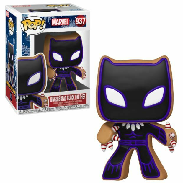 Funko POP Gingerbread Black Panther #937 Marvel Holiday