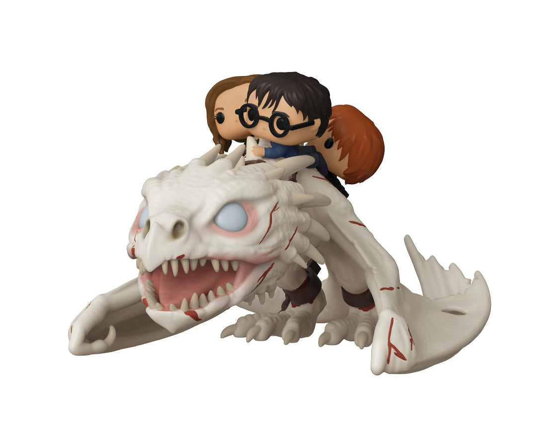 Funko POP Ride Harry, Hermione & Ron Riding Gringott's Dragon #93 Harry Potter