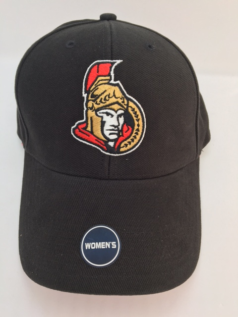 NHL Ottawa Senators Womens Basic Hat (Black) - JJ Sports and