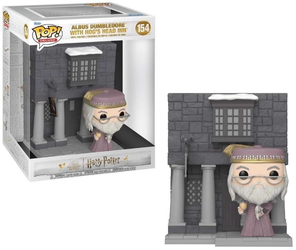 Funko POP Albus Dumbledore with Hog's Head Inn #154- Harry Potter (some box damage-see pics)