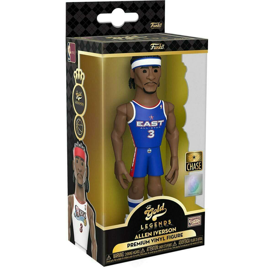 Funko Gold Legends NBA Allen Iverson 5" CHASE -Philadelphia 76ers