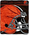 NFL Cleveland Browns Micro Raschel Throw 46" X 60"