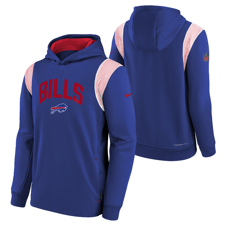 NFL Buffalo Bills Youth Nike Therma Fit Hoodie