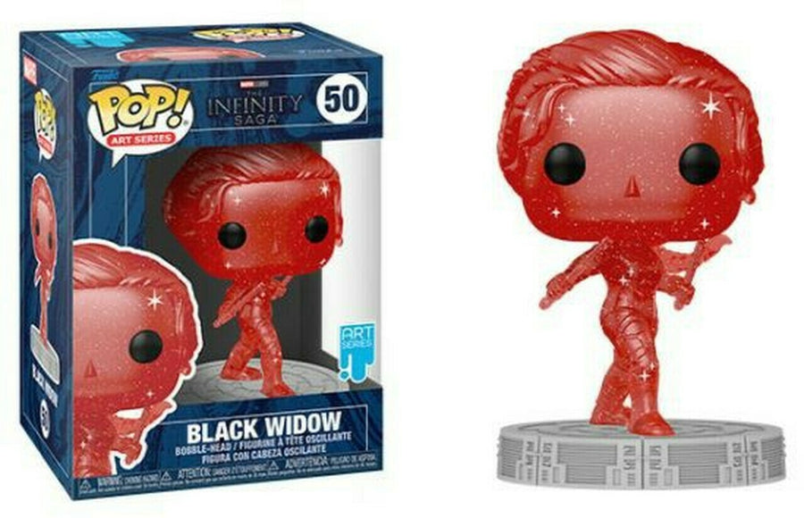 Funko POP Black Widow #50 Art Series The Infinity Saga Marvel Studios (sealed in hard plastic case)