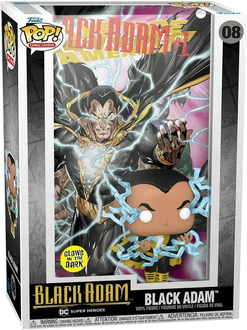 Funko Comic Covers Black Adam #08 (Glows in the Dark) - DC Black Adam