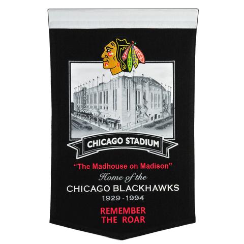 NHL Chicago Blackhawks 12" x 18" Wool Stadium Banner