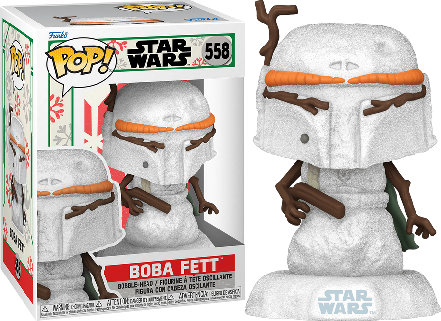 Funko POP Boba Fett Snowman #558 - Star Wars Holiday