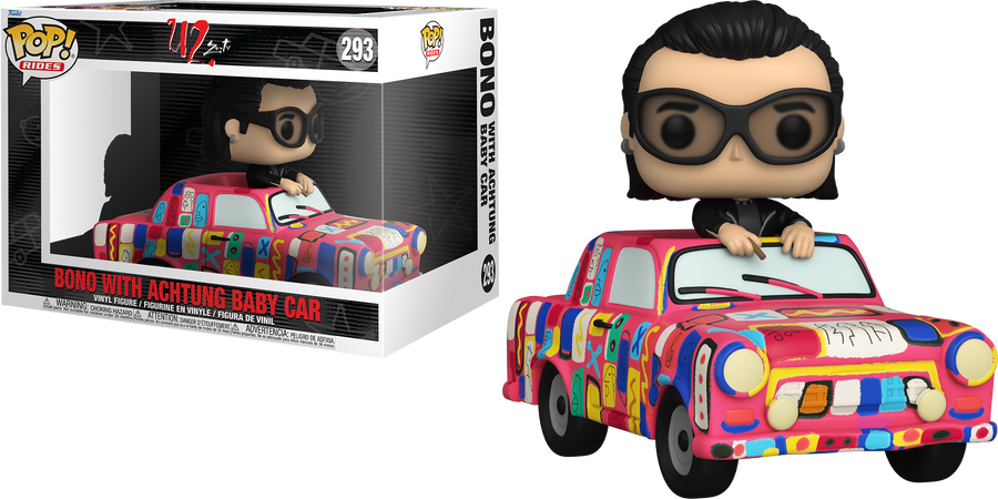 Funko POP Rides Bono with Achtung Baby Car #293 U2