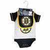 NHL Boston Bruins Infant 3pc Bodysuit Set with Bib & booties-Reebok