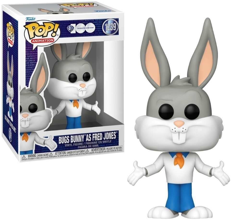 Funko POP Bugs Bunny as Fred Jones #1239 WB 100th Anniversary