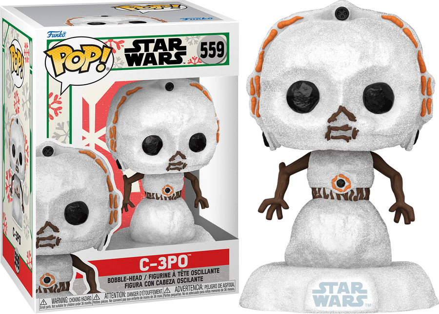 Funko POP C-3PO Snowman #559 - Star Wars Holiday