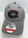 NHL Montreal Canadiens Youth Charcoal Adjustable Hat