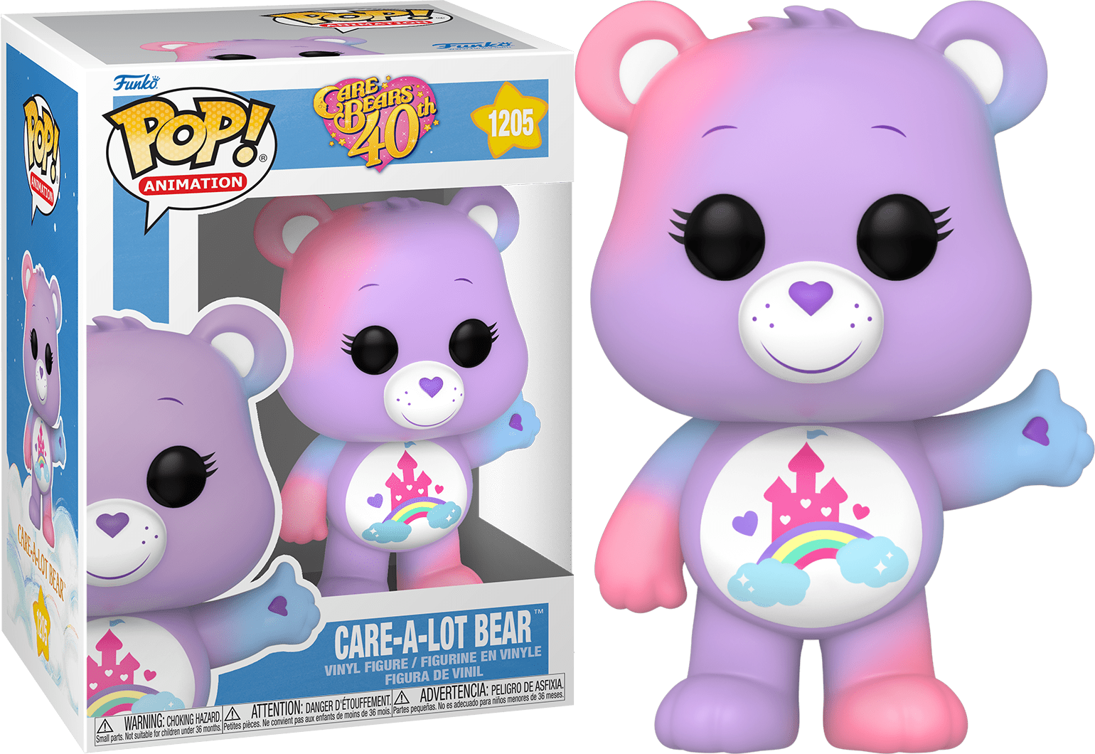 Funko POP Care-A-Lot Bear #1205 -Care Bears 40th Anniversary