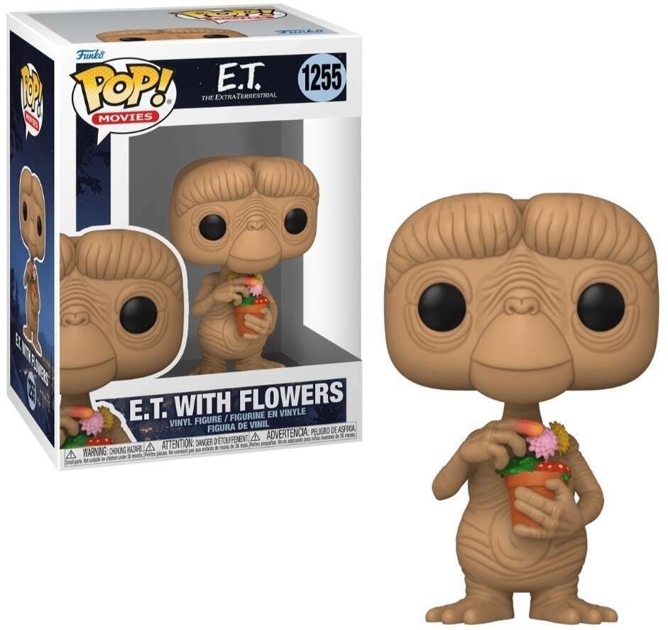 Funko POP E.T. with Flowers #1255 - E.T. The Extra-Terrestrial - 40th Anniversary