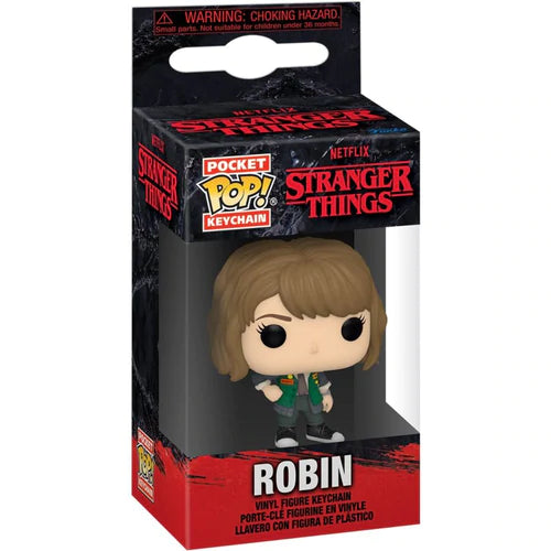 Funko POP Robin Vinyl Figure Keychain- Stranger Things
