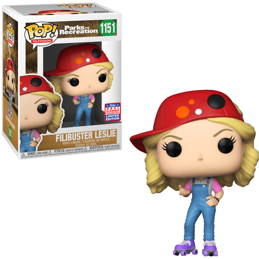 Funko POP Filibuster Leslie #1151 - Parks and Recreation - 2021 Summer Convention