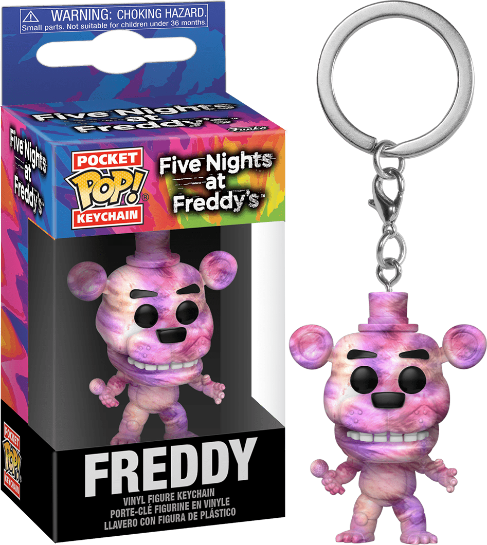 Funko POP Freddy (TieDye) Pocket POP Keychain -Five Nights at Freddy's