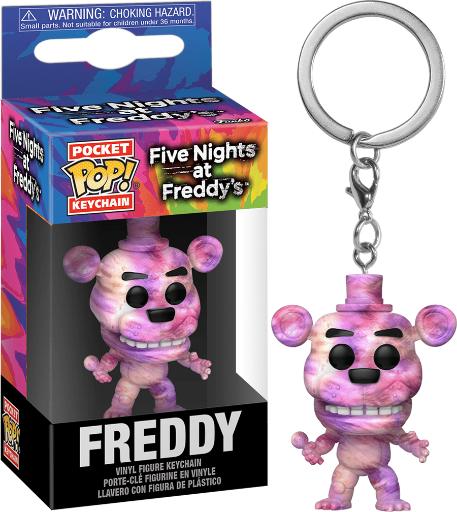 Funko POP Freddy (TieDye) Pocket POP Keychain -Five Nights at Freddy's