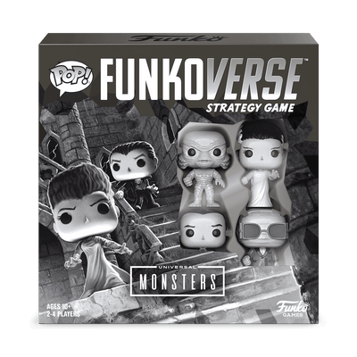 POP Funkoverse Universal Monsters (4 pack) -Strategy Game