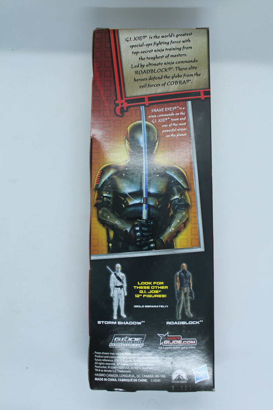 Snake Eyes - G.I. Joe Retaliation 12" Figure