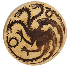Game of Thrones - House Targaryen Bamboo Cutting Board - GOT