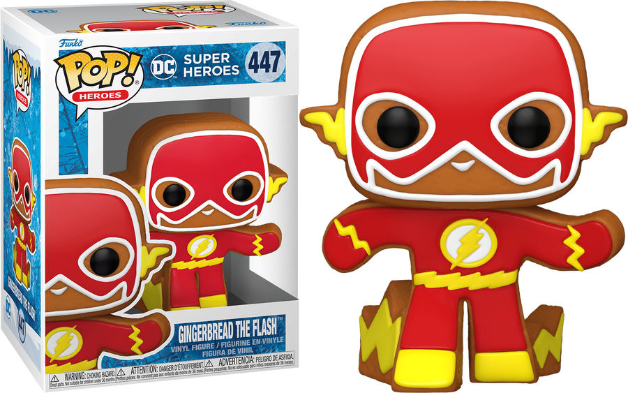Funko POP Gingerbread Flash #447 DC Super Heroes Holiday
