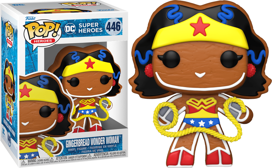 Funko POP Gingerbread Wonder Woman #446 DC Super Heroes Holiday