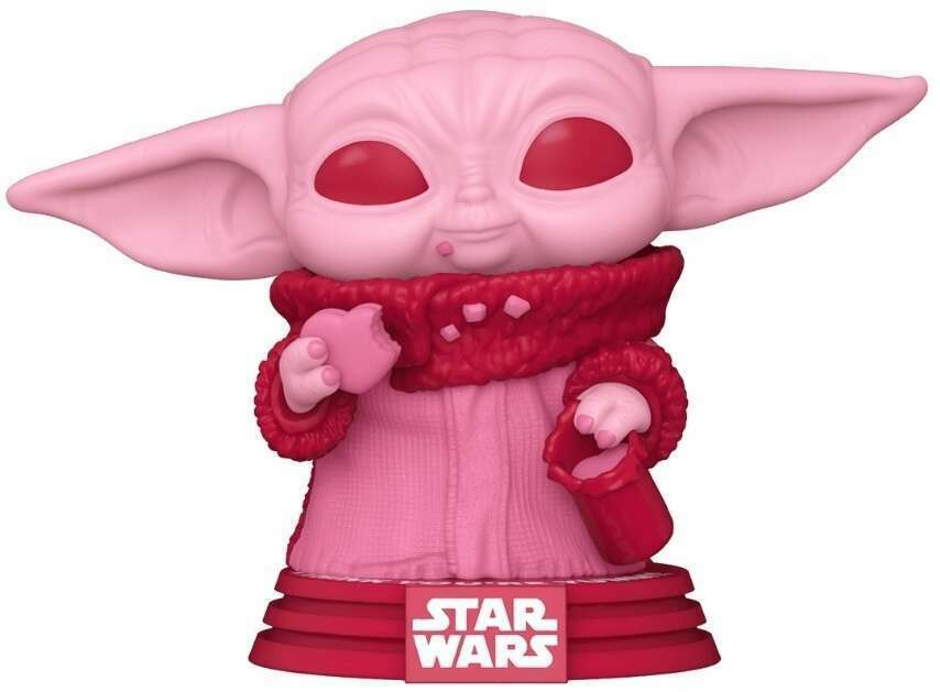 Funko POP Grogu with Cookies #493 Valentines -Star Wars Mandalorian