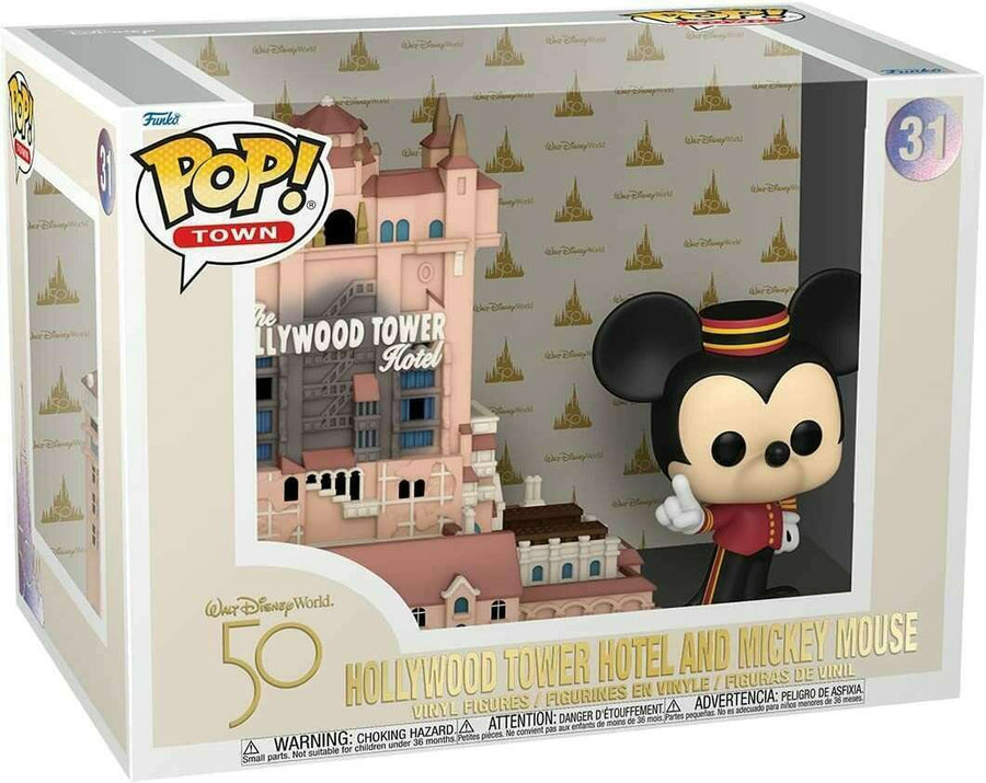 Funko POP Town Hollywood Tower Hotel and Mickey Mouse #31 - Disney 50th Anniversary