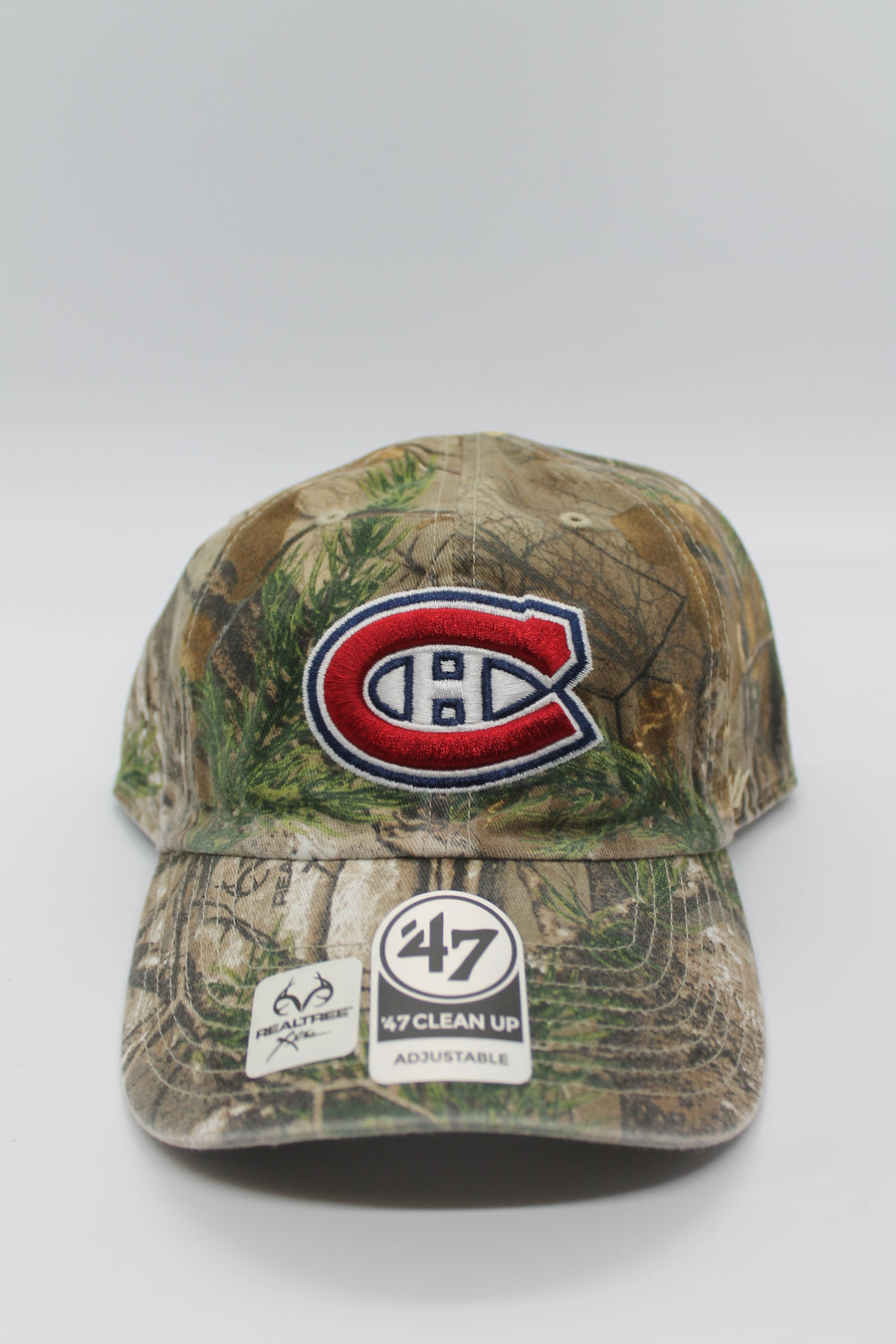 NHL Montreal Canadiens 47 Brand Clean Up Camo Adjustable Hat