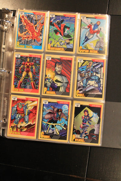 1991 Marvel Universe Series 2 COMPLETE BASE SET, #1-162 Impel EX/NRMT condition