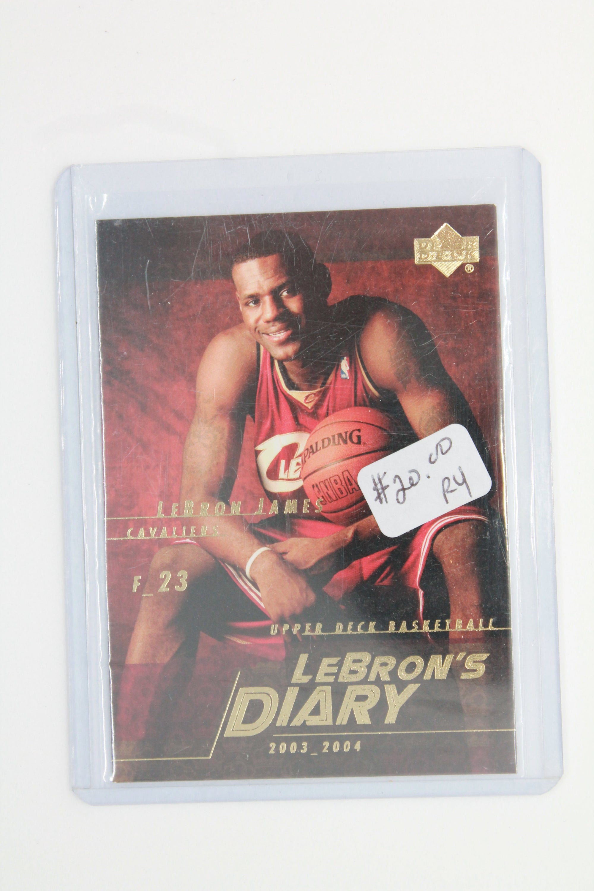 Lebron James 2003-04 Upper Deck - Lebron's Diary #LJ11