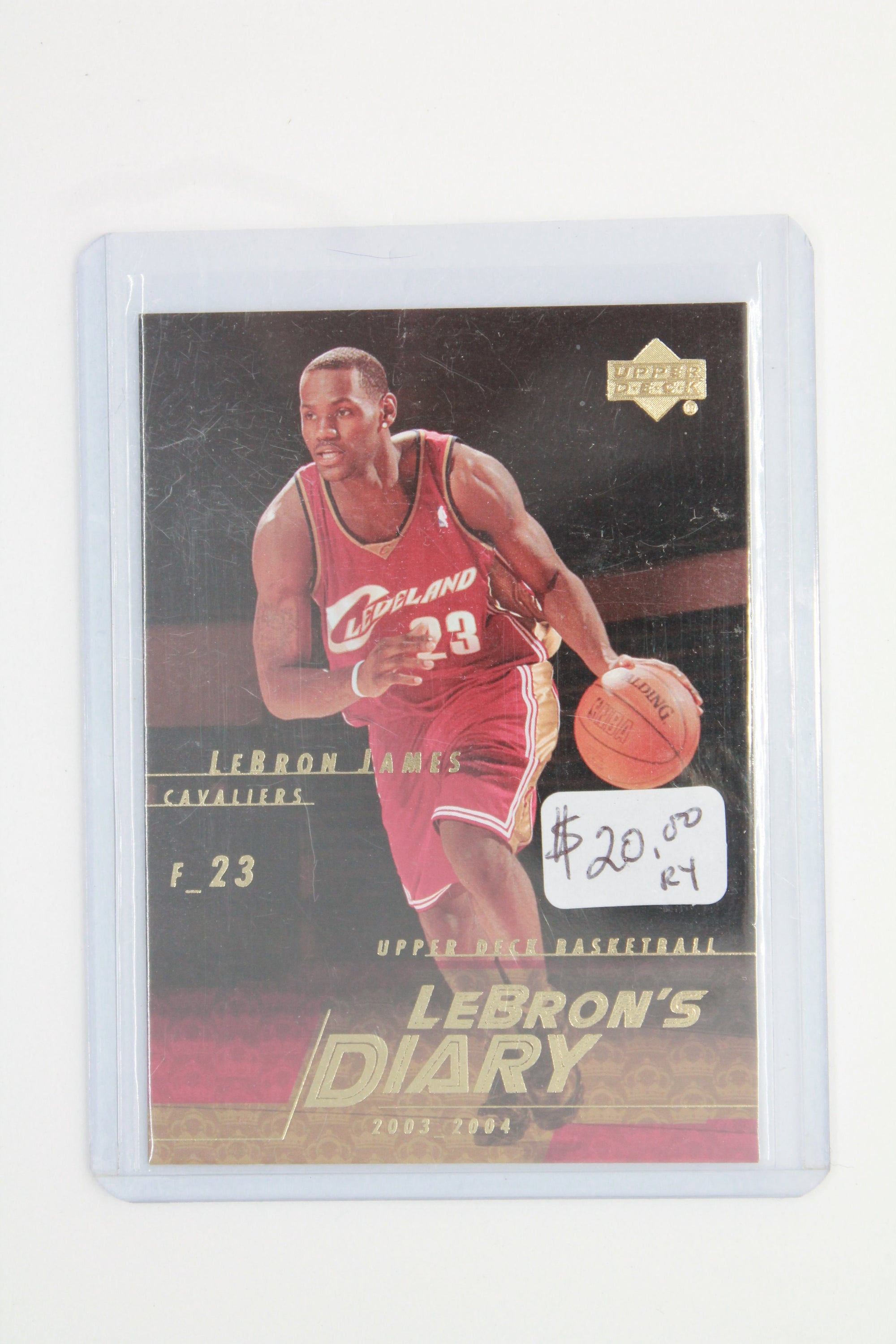 Lebron James 2003-04 Upper Deck - Lebron's Diary #LJ14