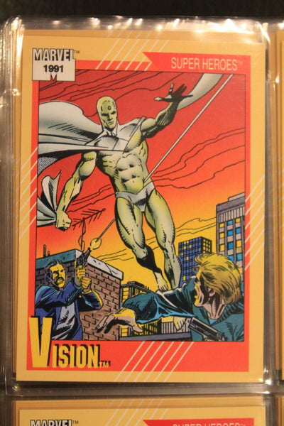 1991 Marvel Universe Series 2 COMPLETE BASE SET, #1-162 Impel EX/NRMT condition