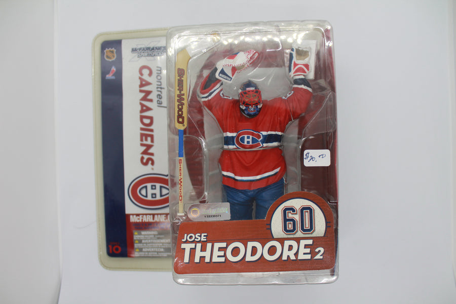 McFarlane NHL Series 10 Jose Theodore Canadiens, Habs Red Jersey