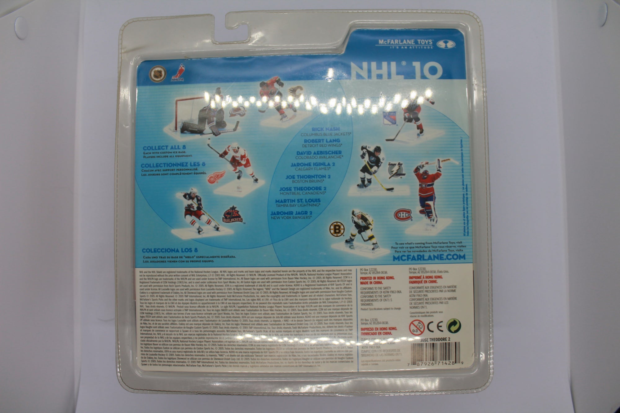 McFarlane NHL Series 10 Jose Theodore Canadiens, Habs Red Jersey