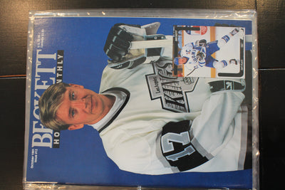 BECKETT HOCKEY MAGAZINES #1-15 w/BINDER Price Guides Gretzky COMPLETE RUN '90-92