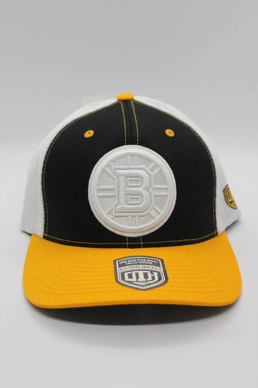 NHL Boston Bruins OTH White Logo Flex Fit Hat
