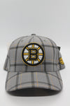 NHL Boston Bruins OTH Plaid Flex Fit Hat