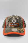 NHL Boston Bruins OTH Camo + Orange Adjustable Hat